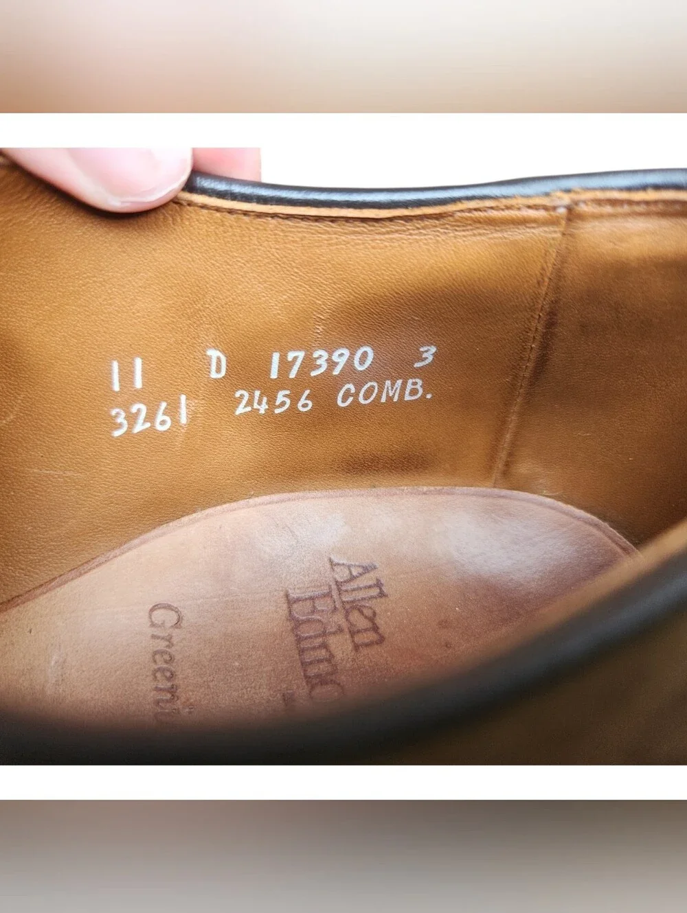 Men’s 11 D ALLEN EDMONDS GREENWOOD Brown Saddle Oxford Leather Suede Casual Shoe